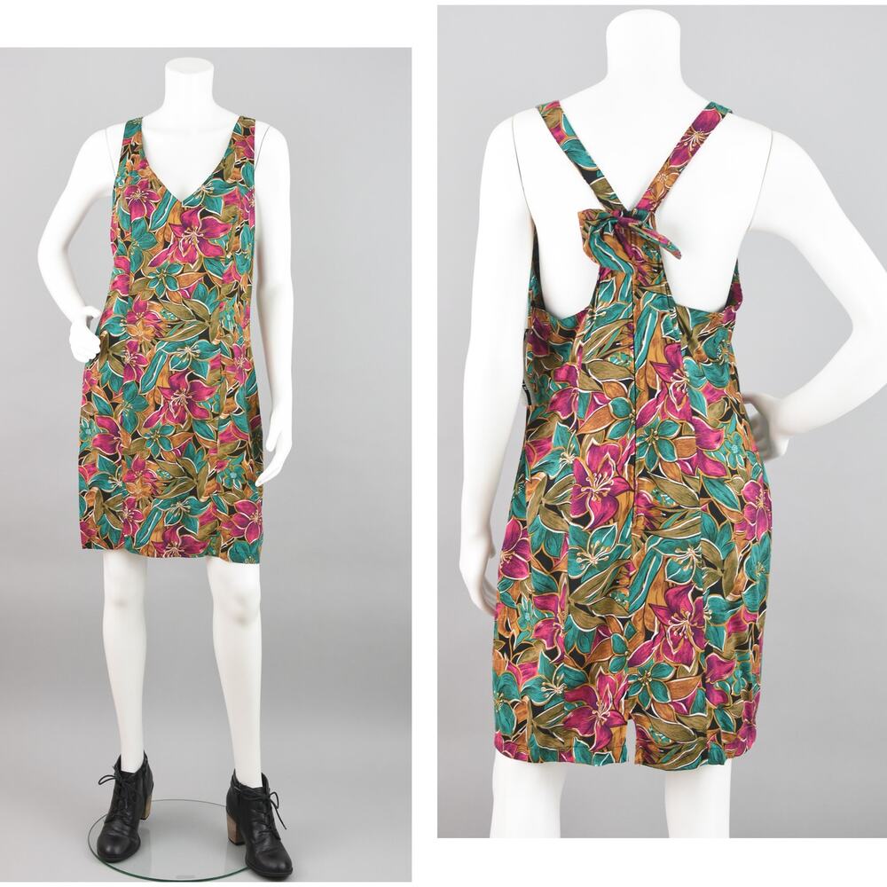Vintage 90s Hawaiian Dress NWT Juniors Size 13